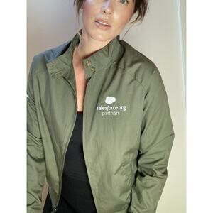 Bomber Jacket Salesforce Swag Salesforce.org Partners ~ CRM Love ~ Size M